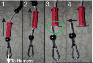How to release a kiteboarding safety leash.